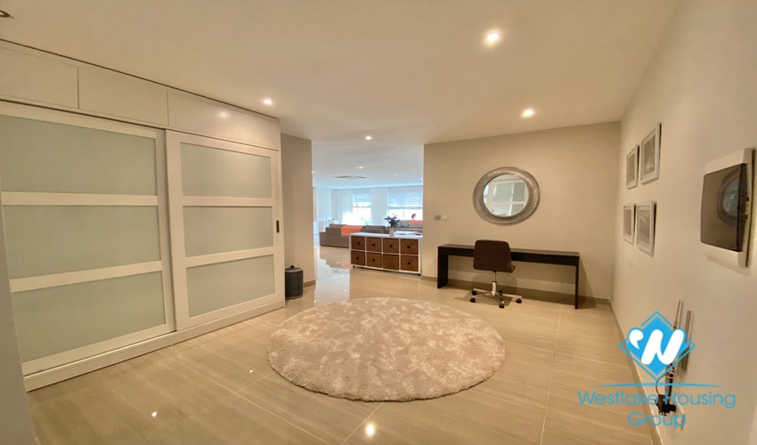 Scandinavian style golf course view 2 bedrooms apartment for rent in Ciputra, Hanoi